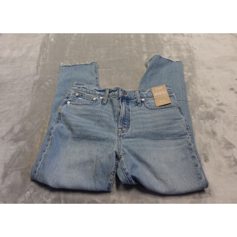 NWT‎ Madewell Womens Size 30 Petite Blue The Perfect Vintage Jean